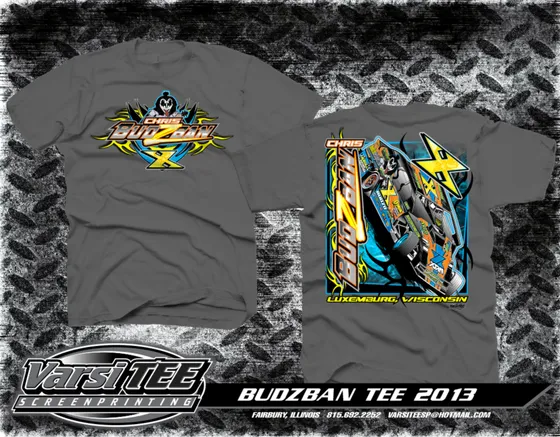 Ordering Information for Budzo Racing Team Apparel