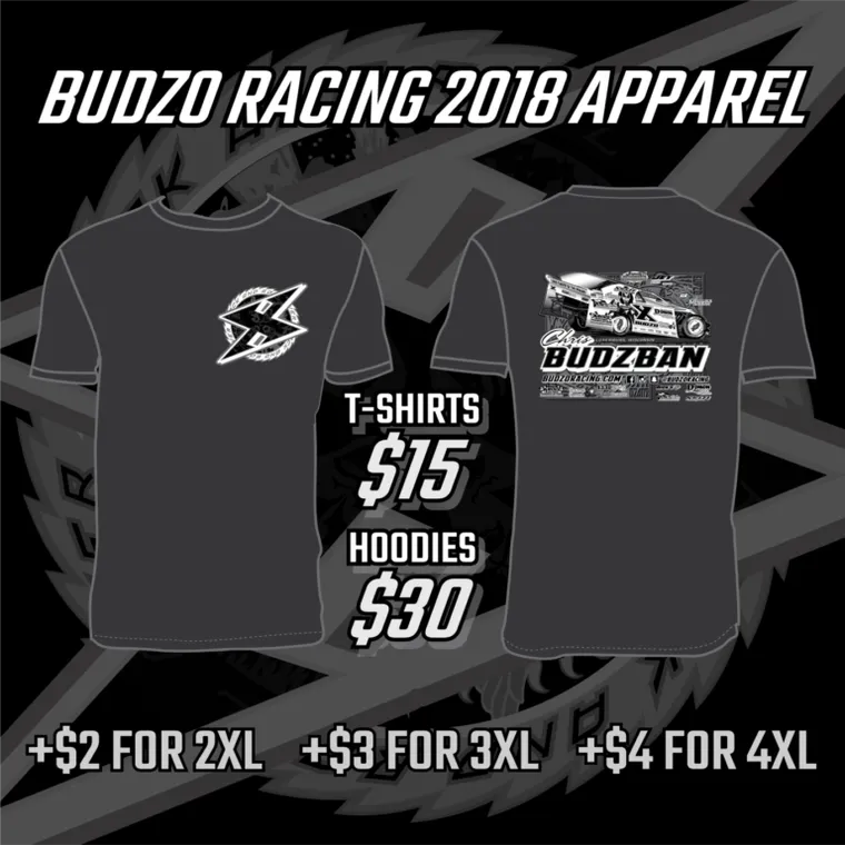 2018 Budzo Racing Apparel For Sale!
