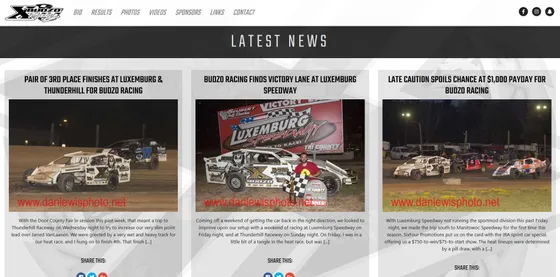 Budzo Racing Rolls Out New Website for 2018